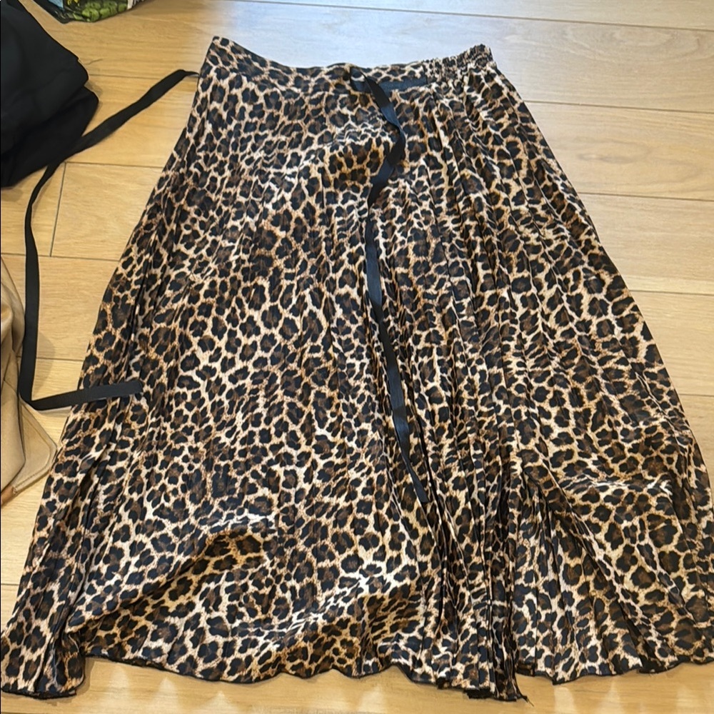 Leopard Print Women's Skirt
